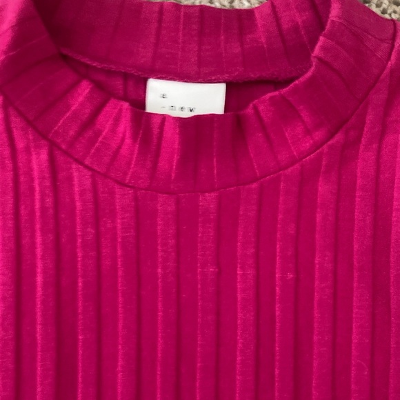 a new day Fuchsia Ribbed Tank Top - Picture 3 of 5